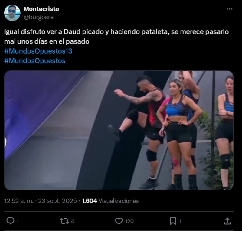 Daúd Gazale memes Mundos Opuestos.