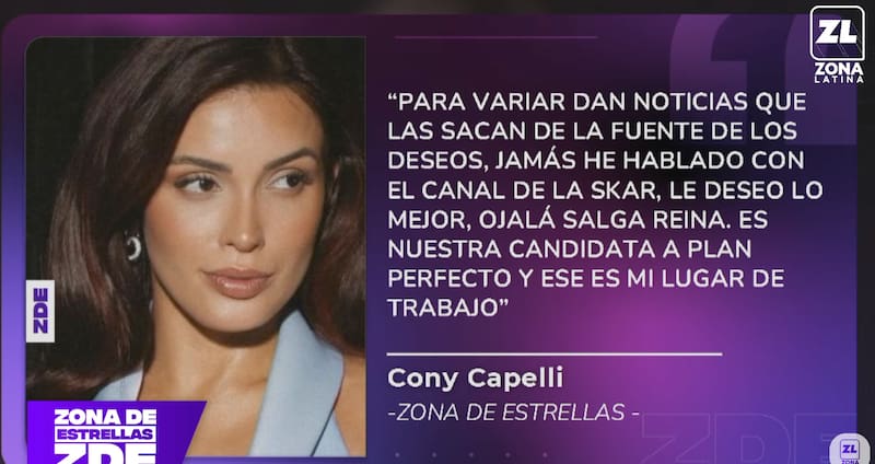 La influencer habló de sus supuesta molestia con Skar Labra.