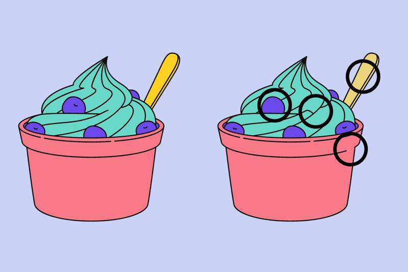 Acá estaban las diferencias en el test visual. (En La Hora).