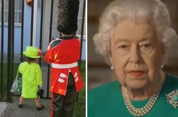 El disfraz de reina Isabel II que hizo viral a tierna niña en Halloween