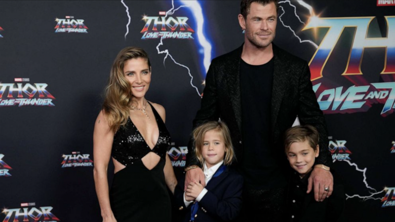 Chris Hemsworth y Elsa Pataky son calificados de violentos por broma a sus hijos - Créditos: Instagram