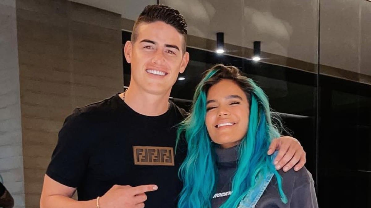 “Desde entonces le gustaba”: El día que Karol G celebró a James Rodríguez con un cariñoso mensaje