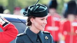Kate Middleton y su sofisticado abrigo verde con tocado para celebrar el Día de San Patricio