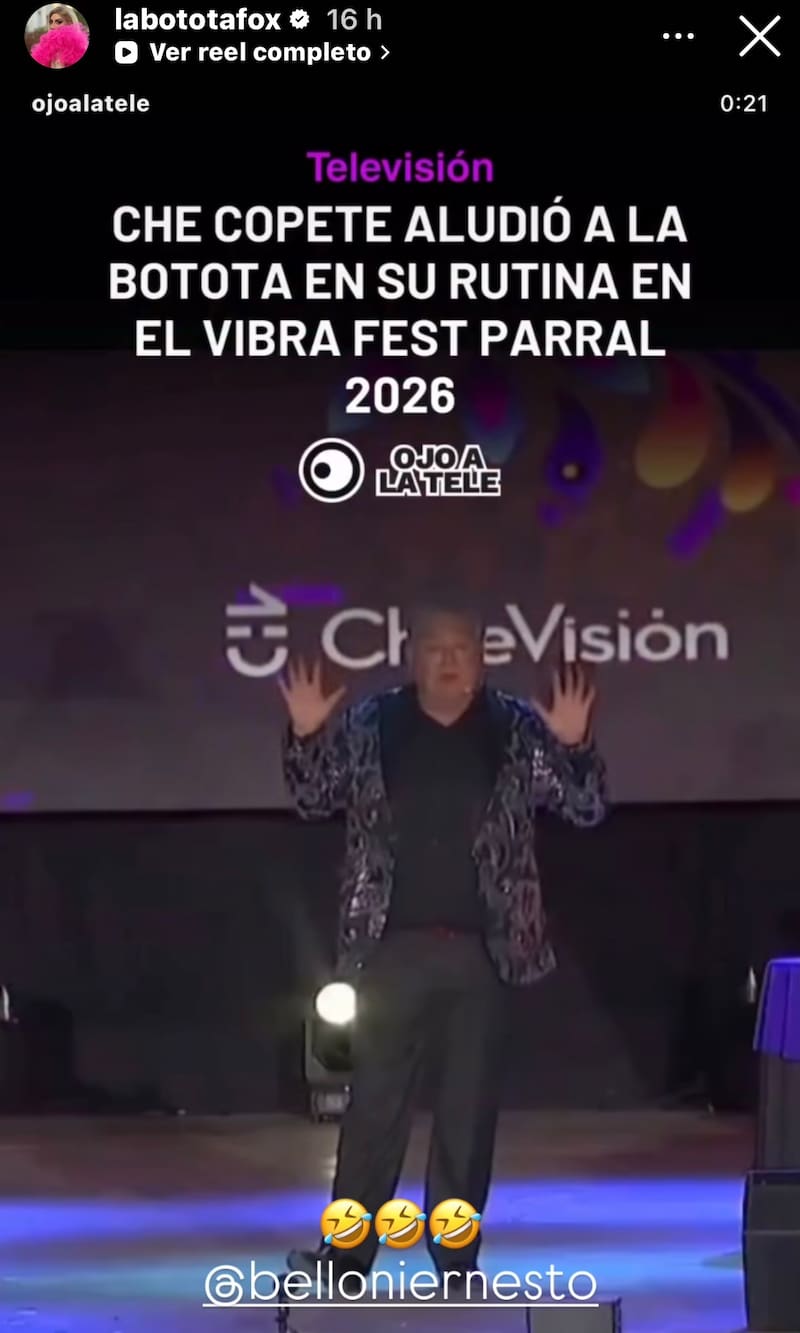 La comediante reaccionó a chiste de Che Copete.