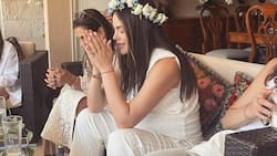 Ximena Navarrete hace ritual muy especial para bendecir su vientre