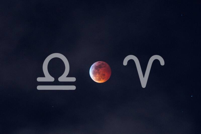 El cambio de los Nodos Lunares tiene que ver con su paso a los signos zodiacales Libra y Aries.