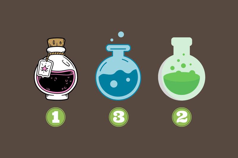 Elige la pócima que te tomarías y descubre tu impulsividad.