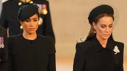 Meghan Markle: Revelan por qué se mantuvo alejada de Kate Middleton en el funeral de la reina Isabel
