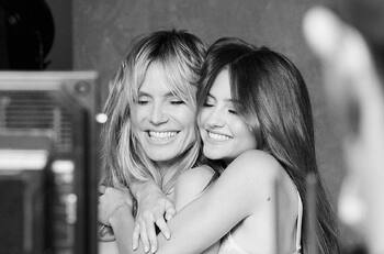 Heidi Klum y su hija Leni protagonizaron campaña de lencería juntas por primera vez