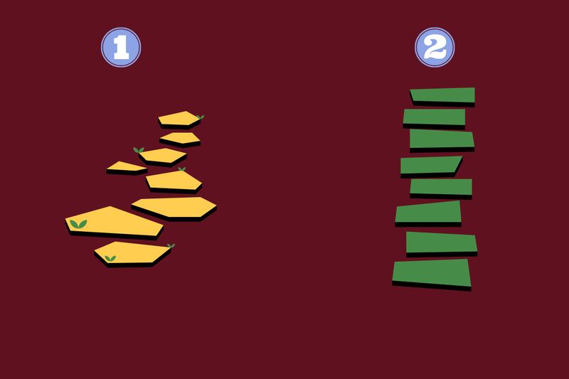 Dos caminos distintos.