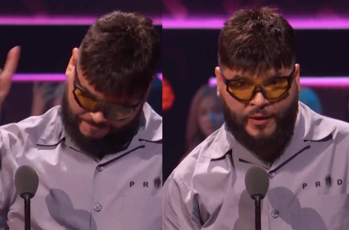 Farruko se enoja al ganar "Track Viral del Año" en los Premios Juventud