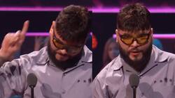 Farruko se enoja al ganar "Track Viral del Año" en los Premios Juventud