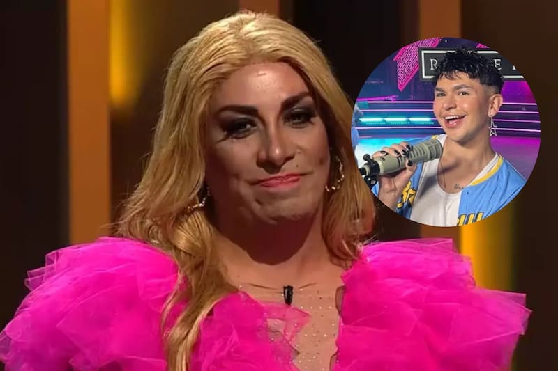 La tranformista lanzó toda su artillería en contra de David Montoya.