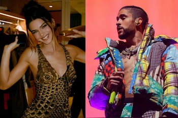 Kendall Jenner captada en Coachella bailando con Bad Bunny