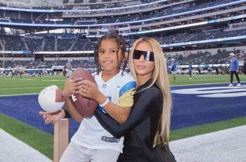 Kim Kardashian celebra a lo grande el cumpleaños de su hijo Saint en partido de futbol americano