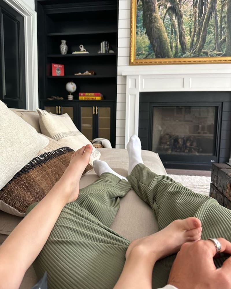 Noah, su primogénito, tiene tres años.