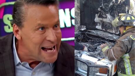 Se incendia camioneta de Alfredo Adame: ¿Accidente o venganza?