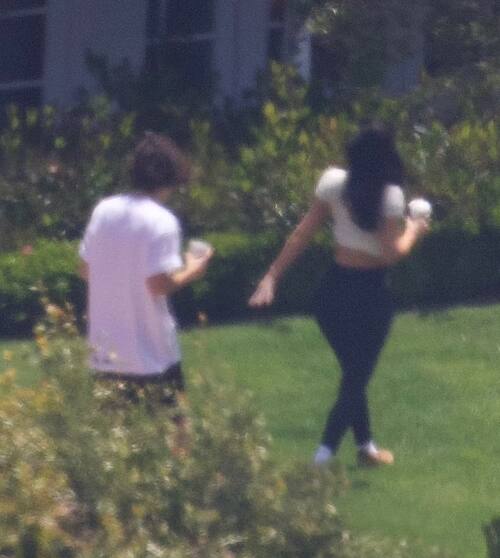 La socialité y el actor fueron captados pasando el tiempo juntos