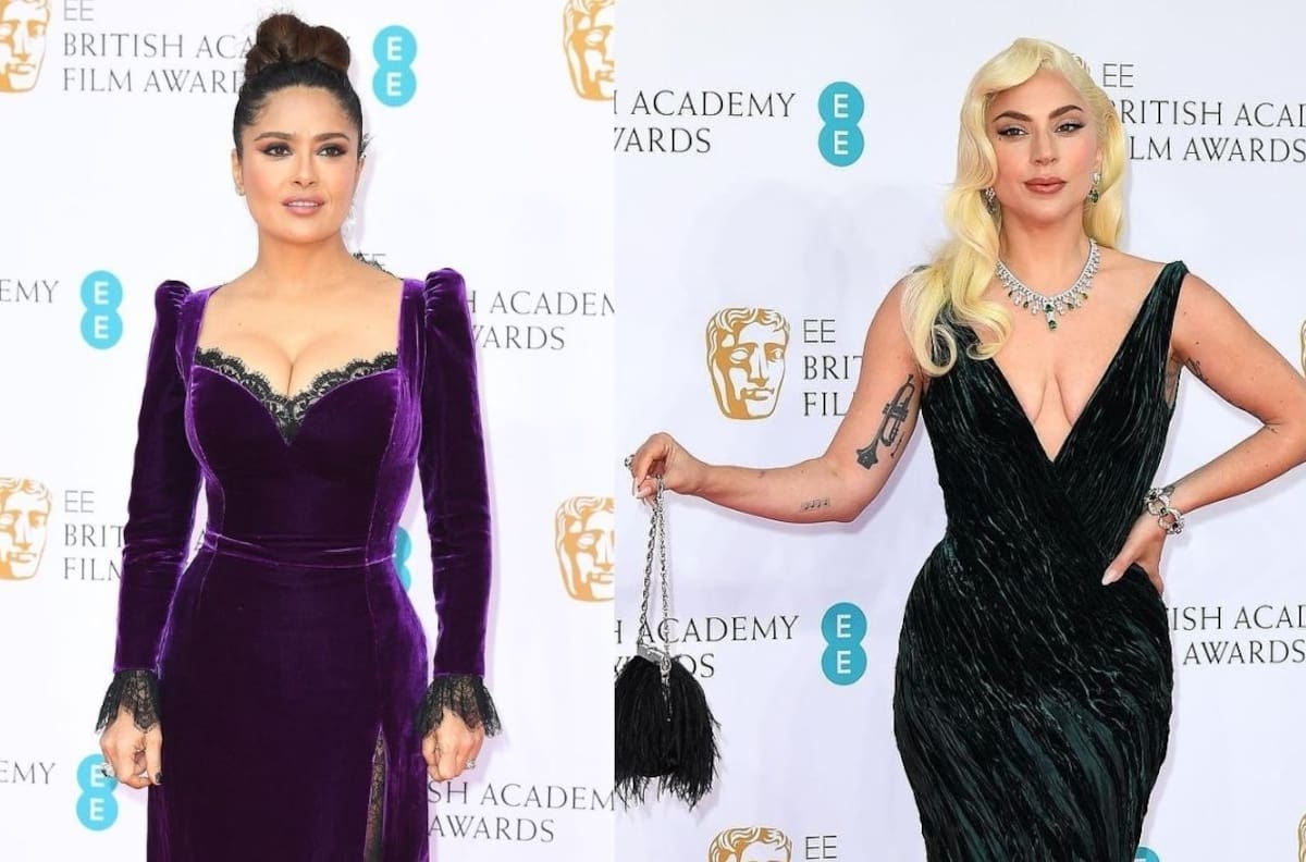 BAFTA 2022: Salma Hayek, Lady Gaga y los mejores looks de la noche