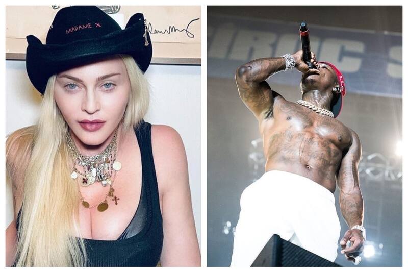 Madonna vs DaBaby - Créditos: Instagram