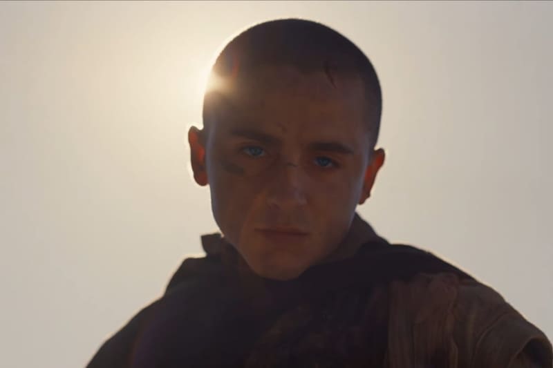 Primer Vistazo a Timothée Chalamet como Paul Atreides en el final de la trilogía. Foto: Warner Bros.