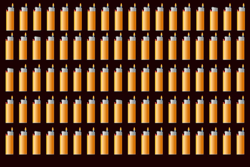 ¿Tendrás la capacidad para encontrar los cinco encendedores sin luz? Pon a prueba tu habilidad visual en este test.