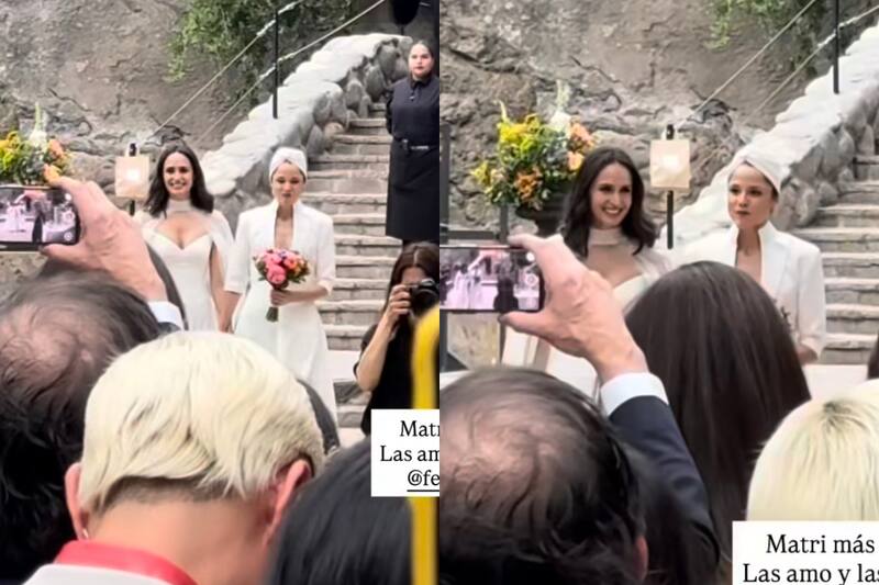 La actriz y la directora contrajeron matrimonio.