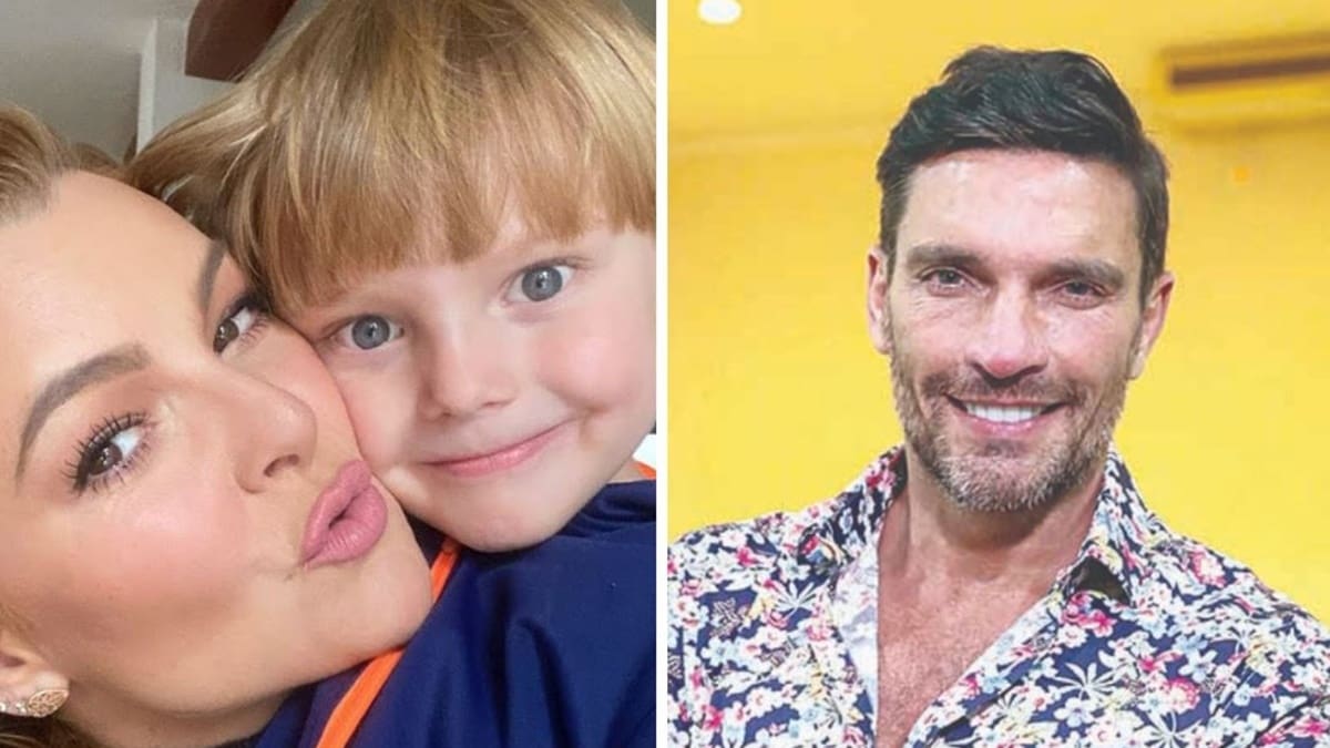 Marjorie de Souza es criticada por presumir al hijo de Julián Gil en velada a la Virgen de Guadalupe
