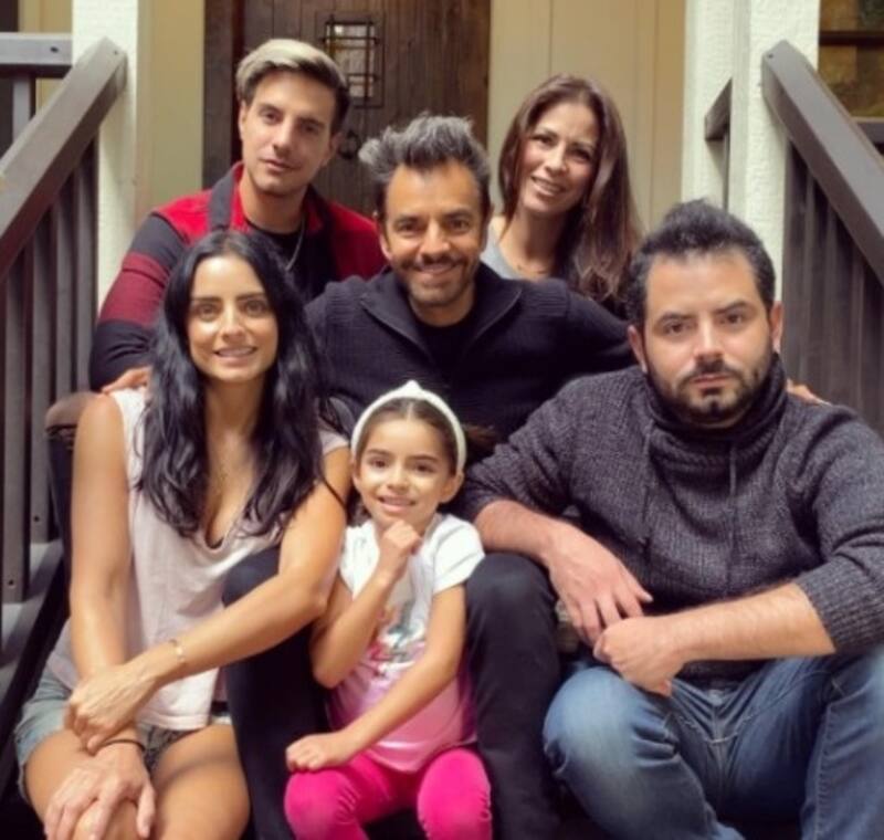 Eugenio Derbez se reencuentra con sus hijos tras un año de no verse