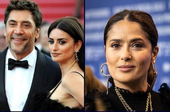 Salma Hayek felicita con emotivo mensaje a Penélope Cruz y Javier Bardem por su nominación al Oscar