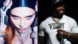 “Abuela”: 50 Cent ataca a Madonna en redes sociales