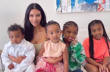 FOTOS: Kim Kardashian muestra tiernas postales de sus hijos disfrutando de la nieve