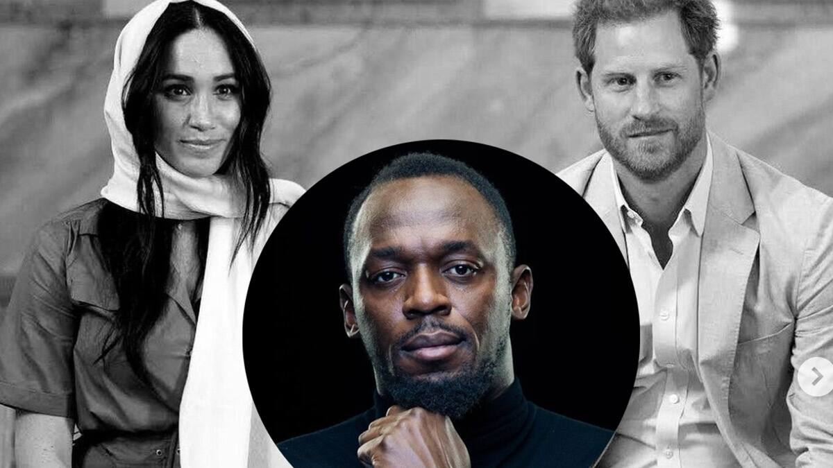 Usain Bolt asegura que el Príncipe Harry lo “ghosteó” por culpa de Meghan Markle