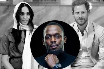 Usain Bolt asegura que el Príncipe Harry lo “ghosteó” por culpa de Meghan Markle