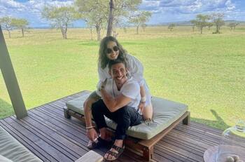 Zuria Vega y Alberto Guerra presumen su romántico safari por Kenia