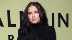 Adriana Lima muestra por primera vez su "pancita" de embarazo a los 40 años