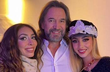 Las bellas hijas de Marco Antonio Solís que se robaron las miradas en los Latin Grammy