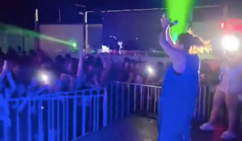 Pincoya en su primer evento.