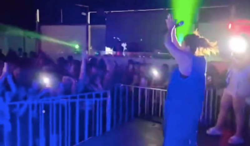 Pincoya en su primer evento.