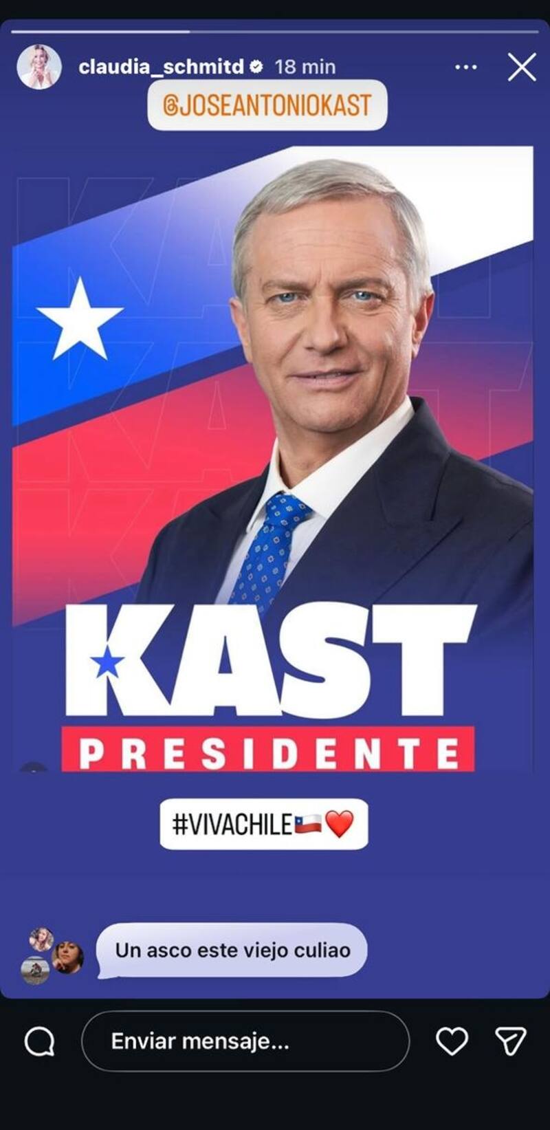 Posteo de Claudia Schmitd.