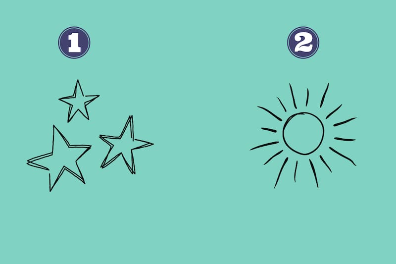 ¿Te has preguntado cuál es tu forma de brillar? Elige entre el sol y las estrellas y descúbrela.