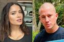 Salma Hayek no resistió y tocó los músculos del abdomen de Channing Tatum