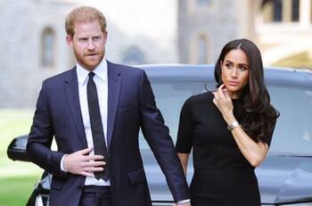 Meghan Markle y Harry habrían grabado su asistencia al funeral de la reina Isabel, ¿para venderla?