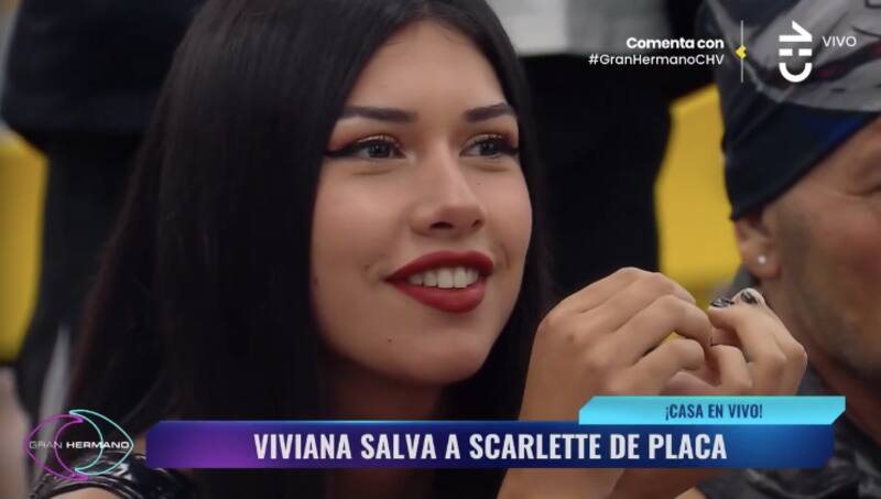 Scarlette Gálvez fue salvada por Viviana Acevedo. Foto: CHV.