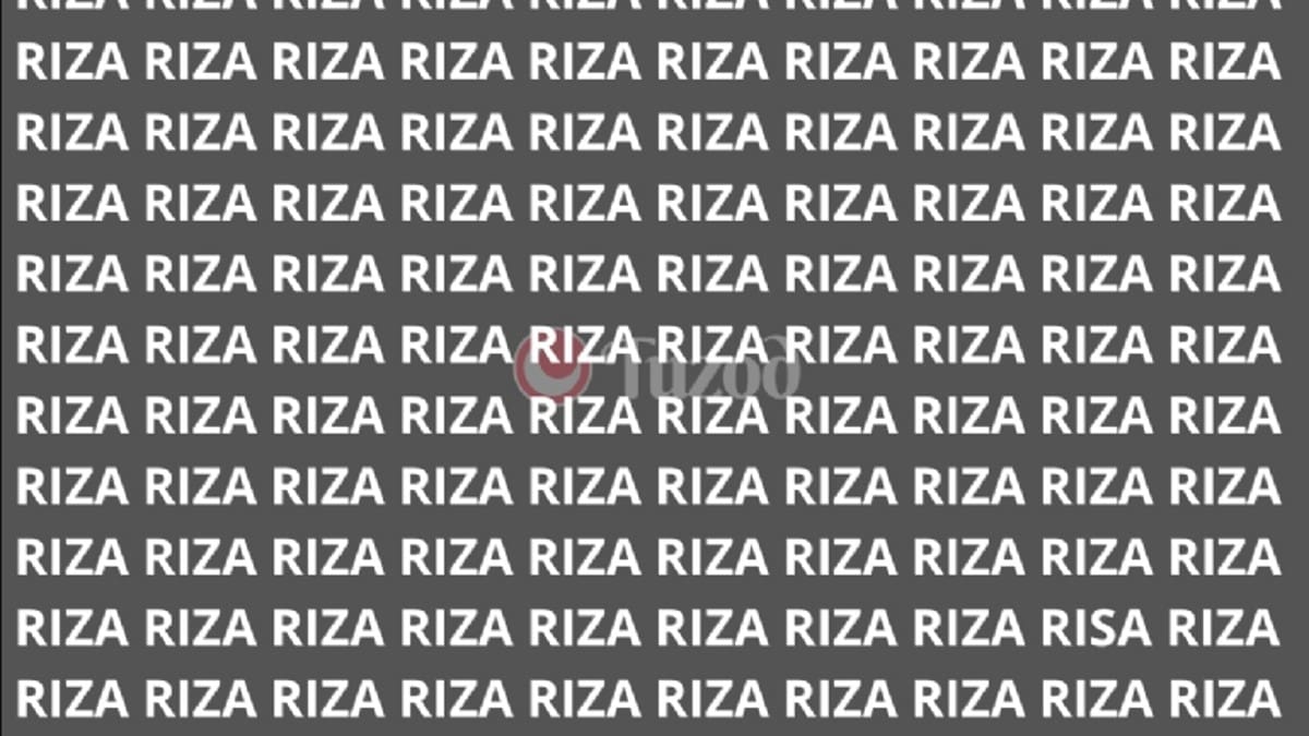 Acertijo Visual: Encuentra en 3 segundos o menos la palabra "RISA"