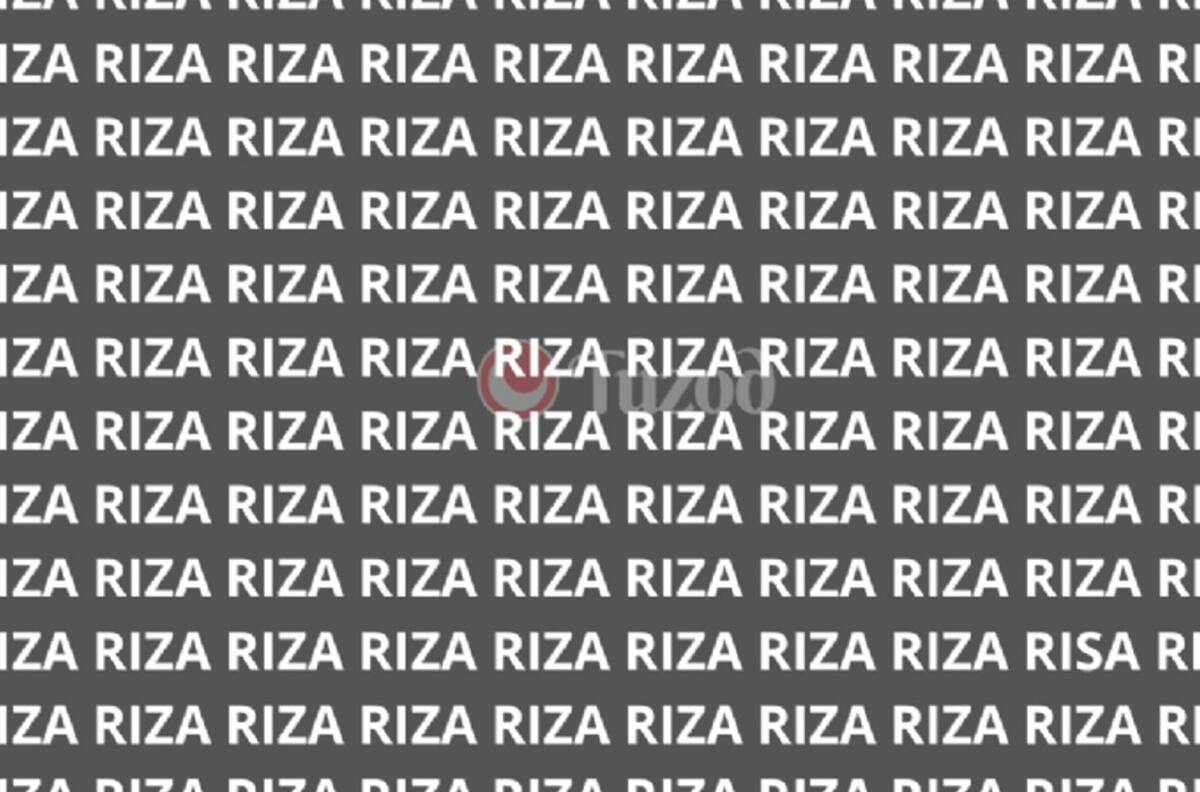 Acertijo Visual: Encuentra en 3 segundos o menos la palabra "RISA"