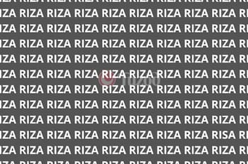 Acertijo Visual: Encuentra en 3 segundos o menos la palabra "RISA"