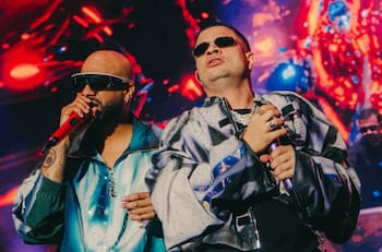 VIDEO | Jowell y Randy cierran su gira en Chile con un Movistar Arena repleto y un show de tres horas