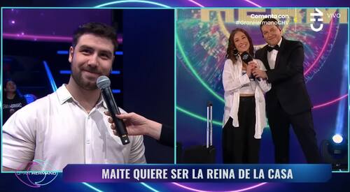 Maite Phillips y su ex pareja, Tomás.