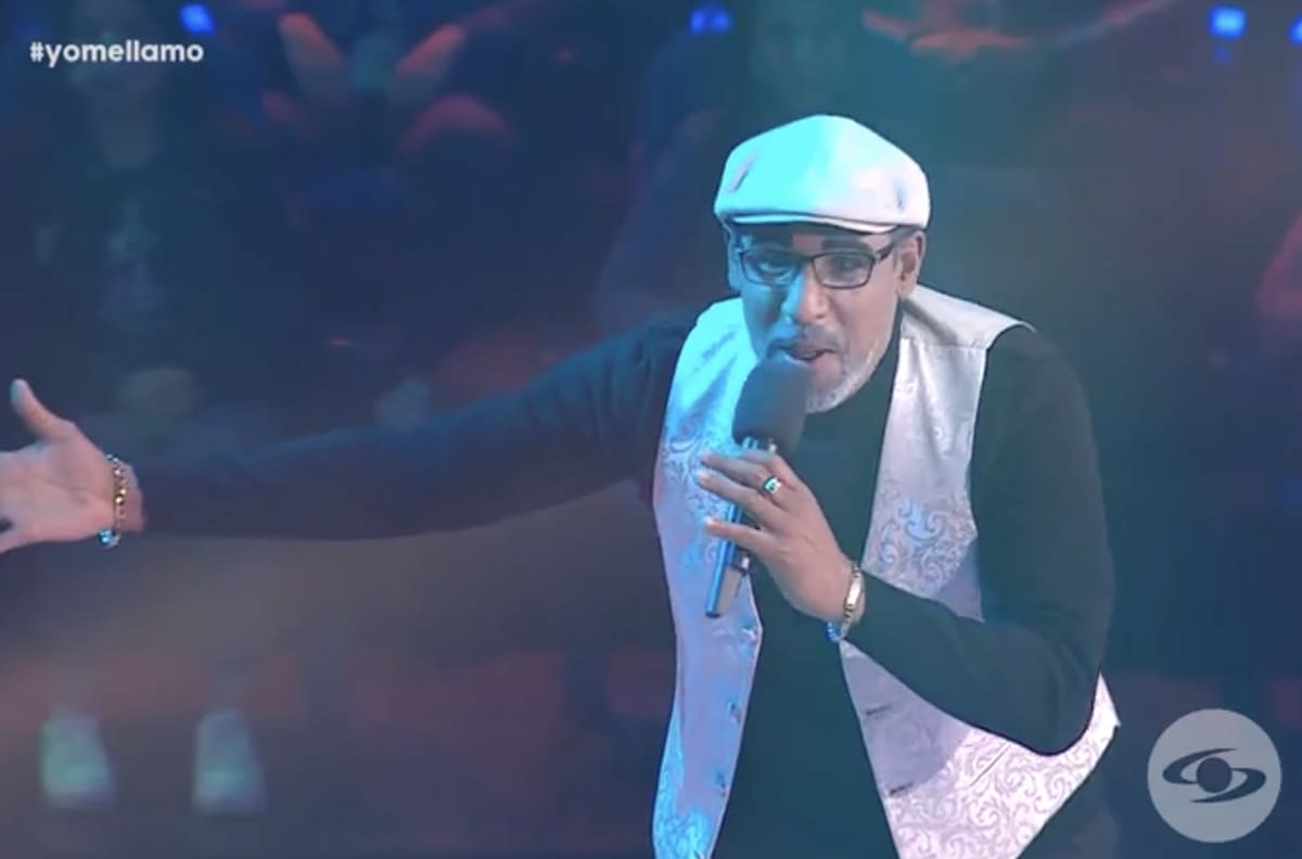 “Dios mío estoy en televisión”: “Andy Montañez” emocionado en “Yo me llamo”